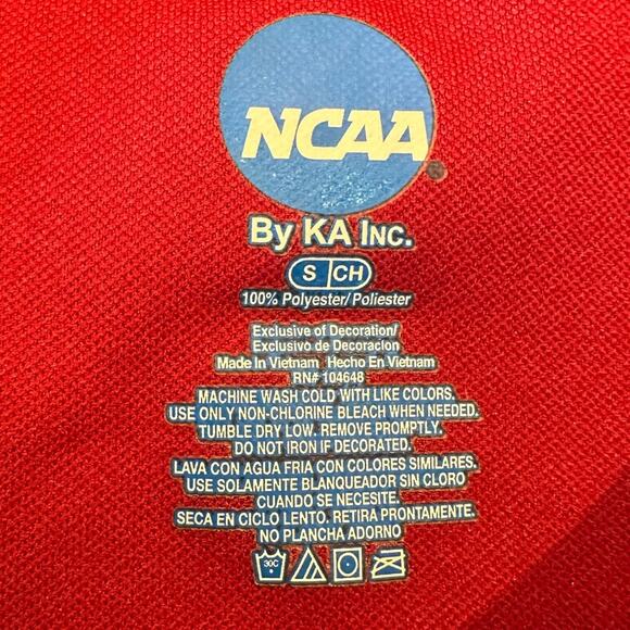 OU University of Oklahoma Men’s Small Short Sleeve Polyester Shirt by NCAA - Picture 4 of 6